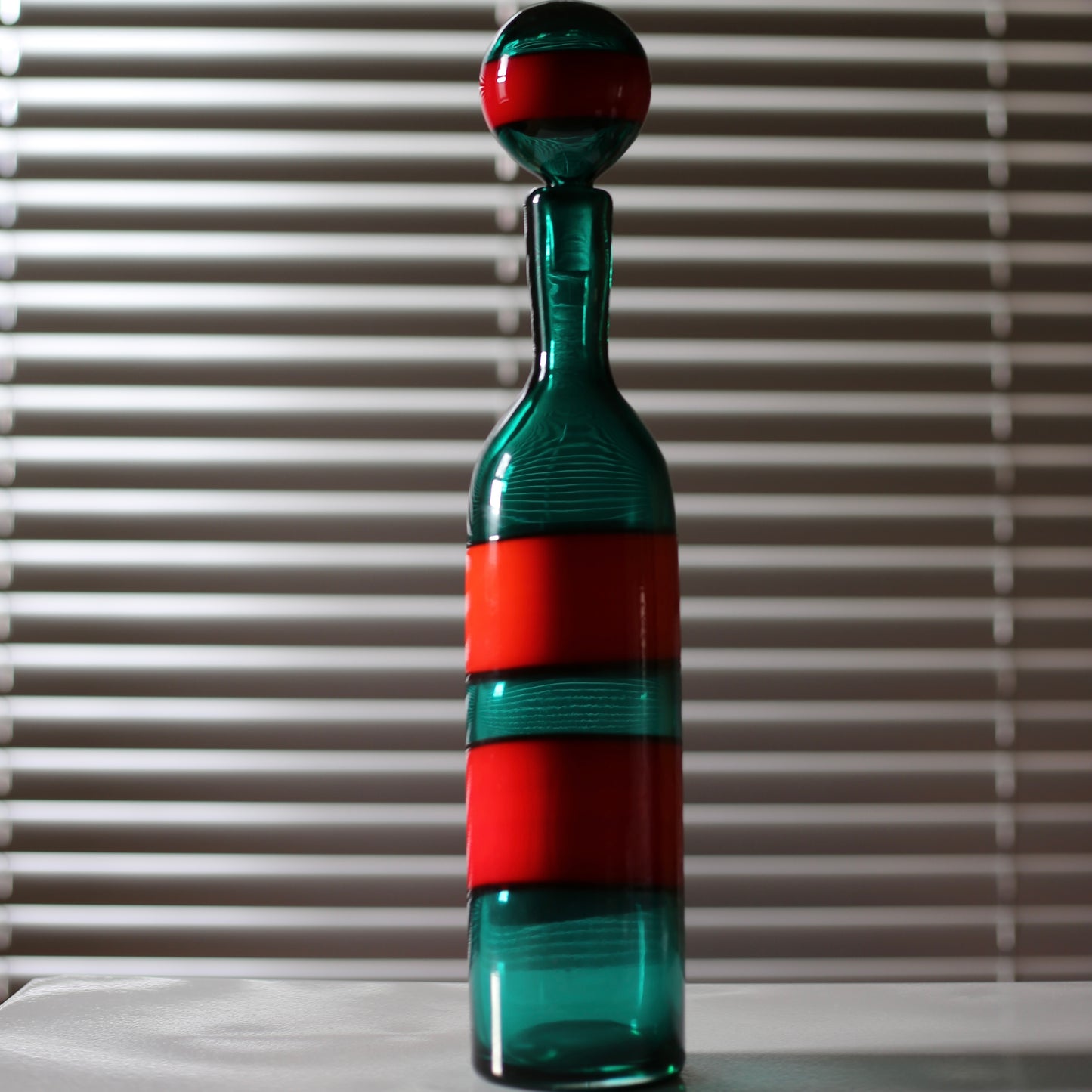 Fasce Orizzontali bottle / Venini