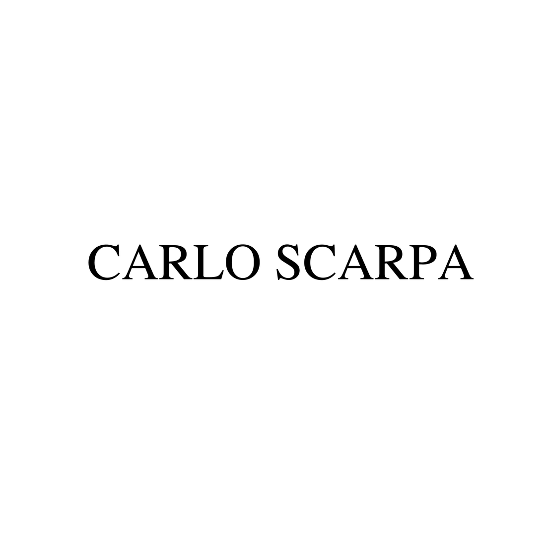 Carlo Scarpa(カルロ スカルパ)