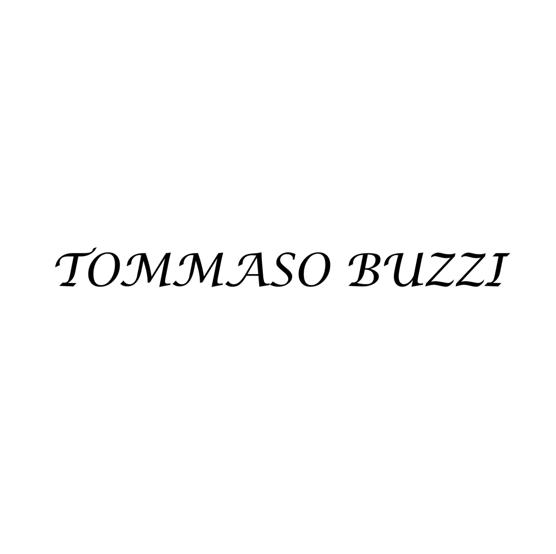 Tommaso Buzzi(トマゾ・ブッヅィ)