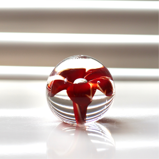 flower paperweight / Venini