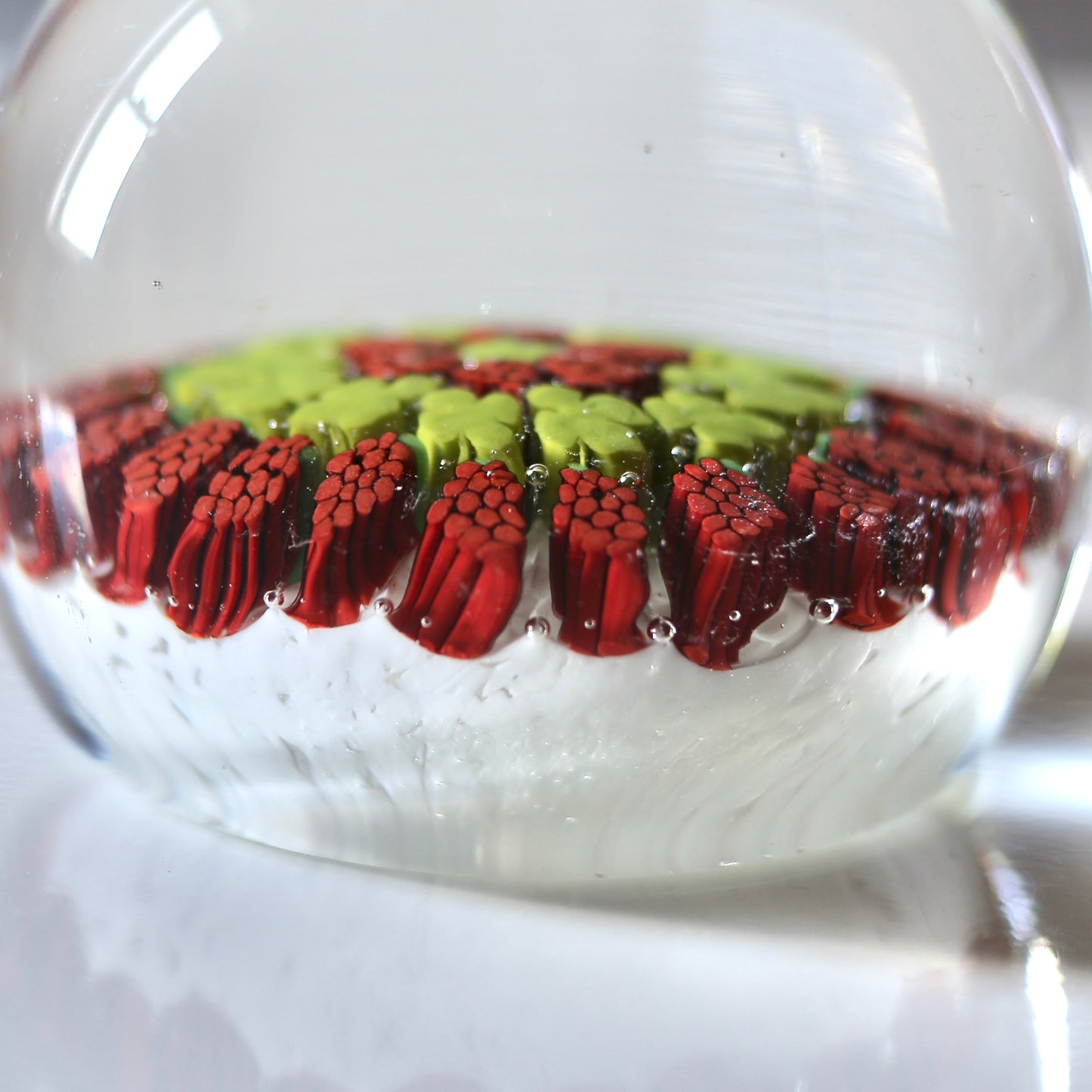 Berry and Leaf Murrina Paperweight/Fratelli Toso