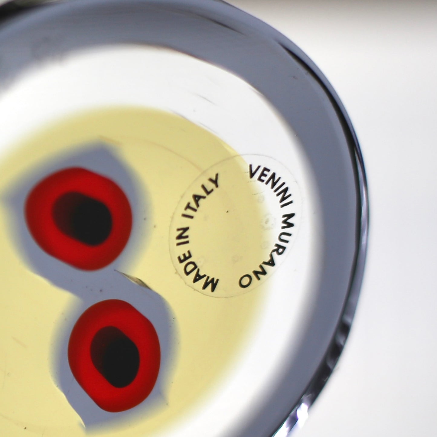 "occhio"murrine disc paperweight / Venini