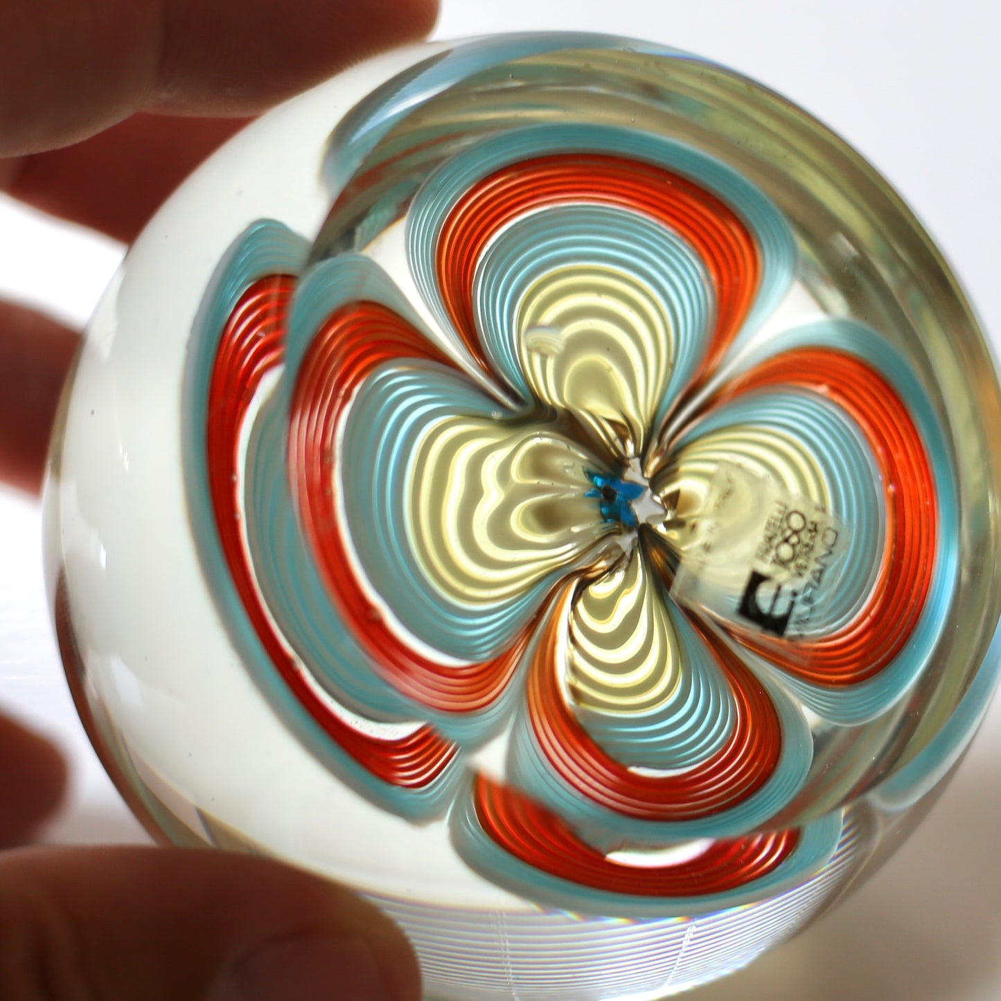 Flower-paperweight /Fratelli toso