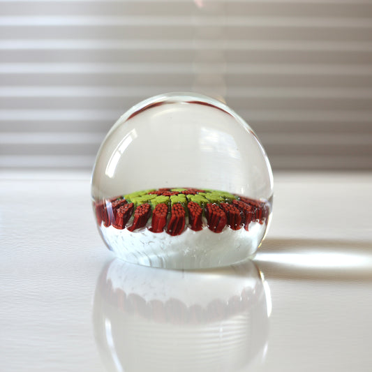 Berry and Leaf Murrina Paperweight/Fratelli Toso